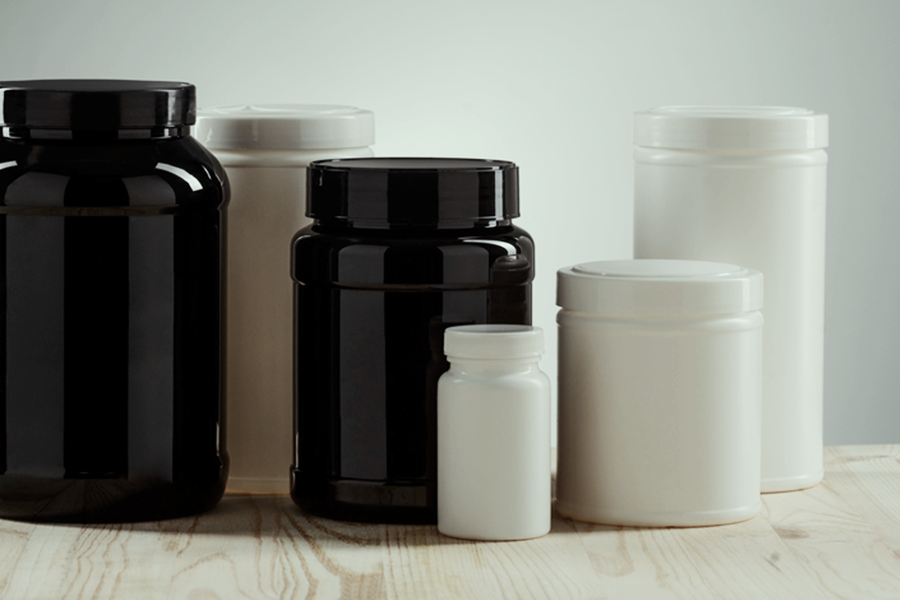 bulk powder packaging containers